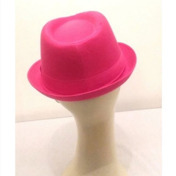The Beatles HAT Pink Hand Painted Cap Music Rock Band Classic Retro Fedora main image 7